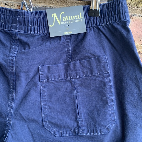 New Natural Reflections cuffed shorts,size M - Picture 4 of 9